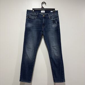 FRAME Le Garcon Crop Mid Rise Straight Leg Distressed Jeans Women's Size 30